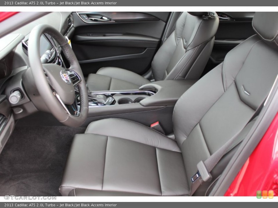 Jet Black/Jet Black Accents Interior Front Seat for the 2013 Cadillac ATS 2.0L Turbo #75548094