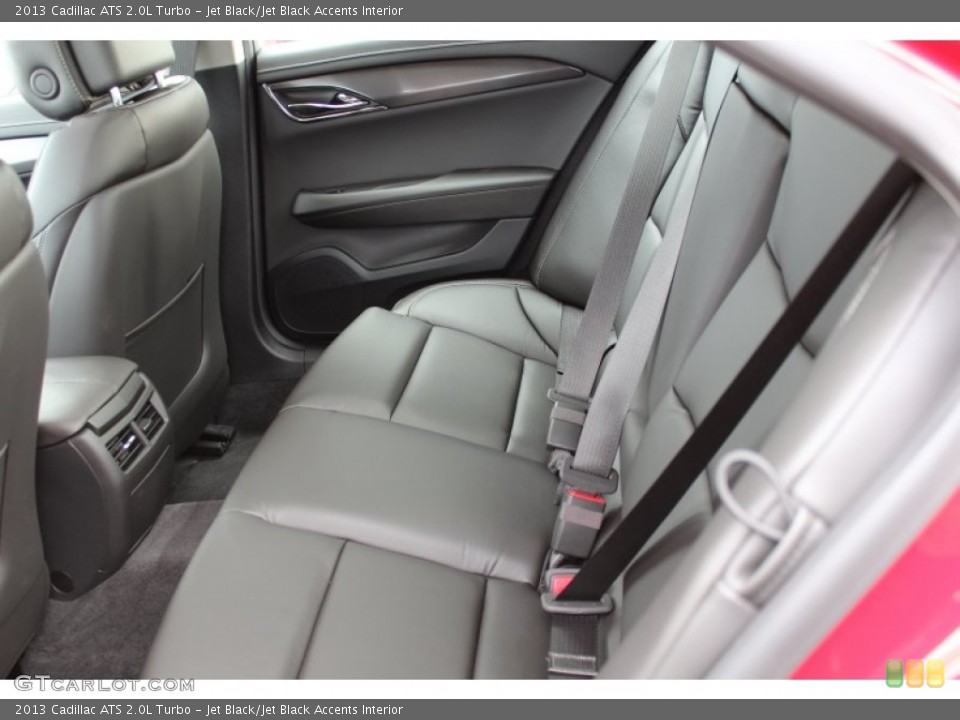 Jet Black/Jet Black Accents Interior Rear Seat for the 2013 Cadillac ATS 2.0L Turbo #75548108