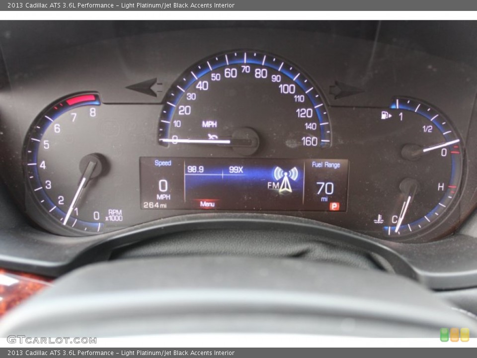 Light Platinum/Jet Black Accents Interior Gauges for the 2013 Cadillac ATS 3.6L Performance #75548610