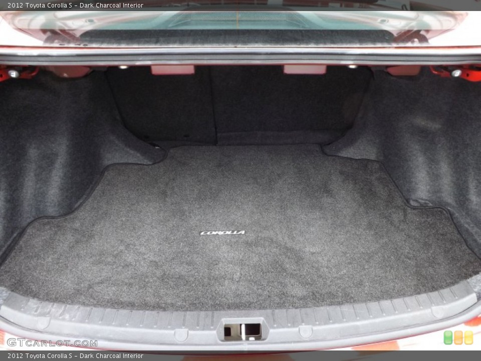 Dark Charcoal Interior Trunk for the 2012 Toyota Corolla S #75549805