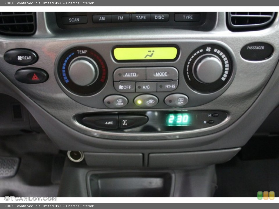 Charcoal Interior Controls for the 2004 Toyota Sequoia Limited 4x4 #75550891