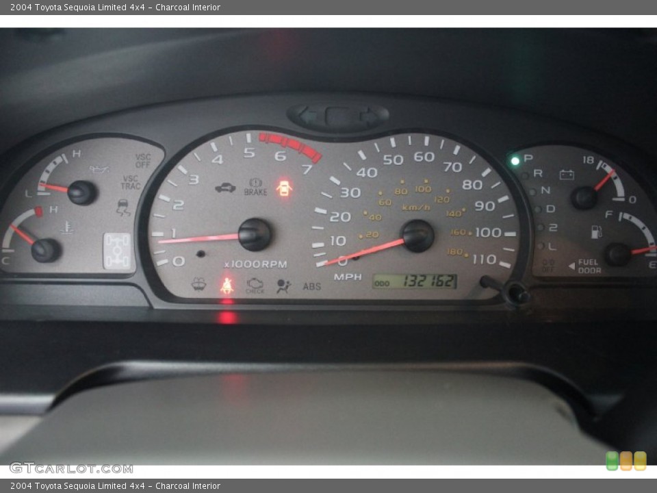 Charcoal Interior Gauges for the 2004 Toyota Sequoia Limited 4x4 #75551394