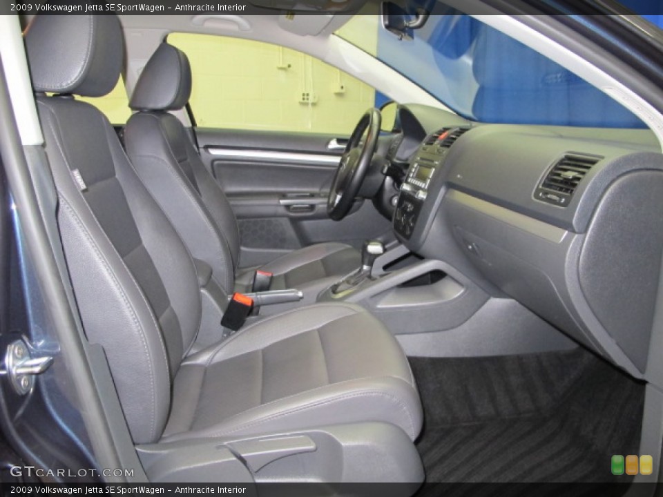 Anthracite Interior Front Seat for the 2009 Volkswagen Jetta SE SportWagen #75552041