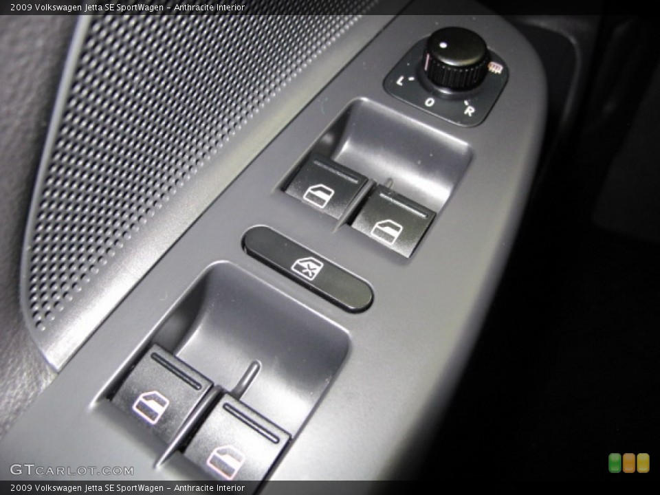 Anthracite Interior Controls for the 2009 Volkswagen Jetta SE SportWagen #75552153