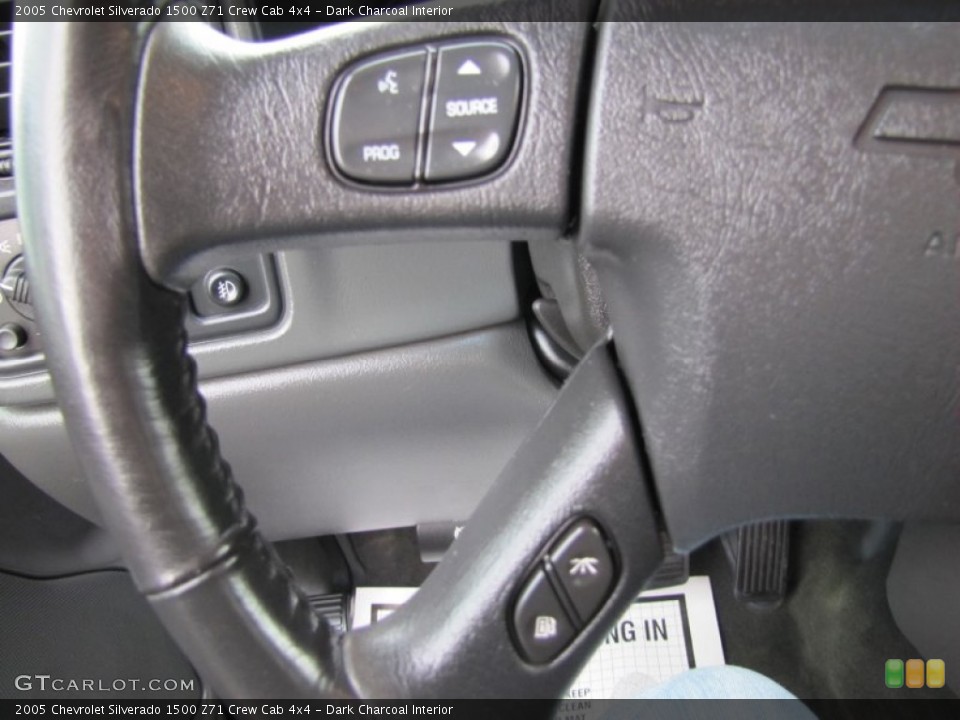 Dark Charcoal Interior Controls for the 2005 Chevrolet Silverado 1500 Z71 Crew Cab 4x4 #75552282