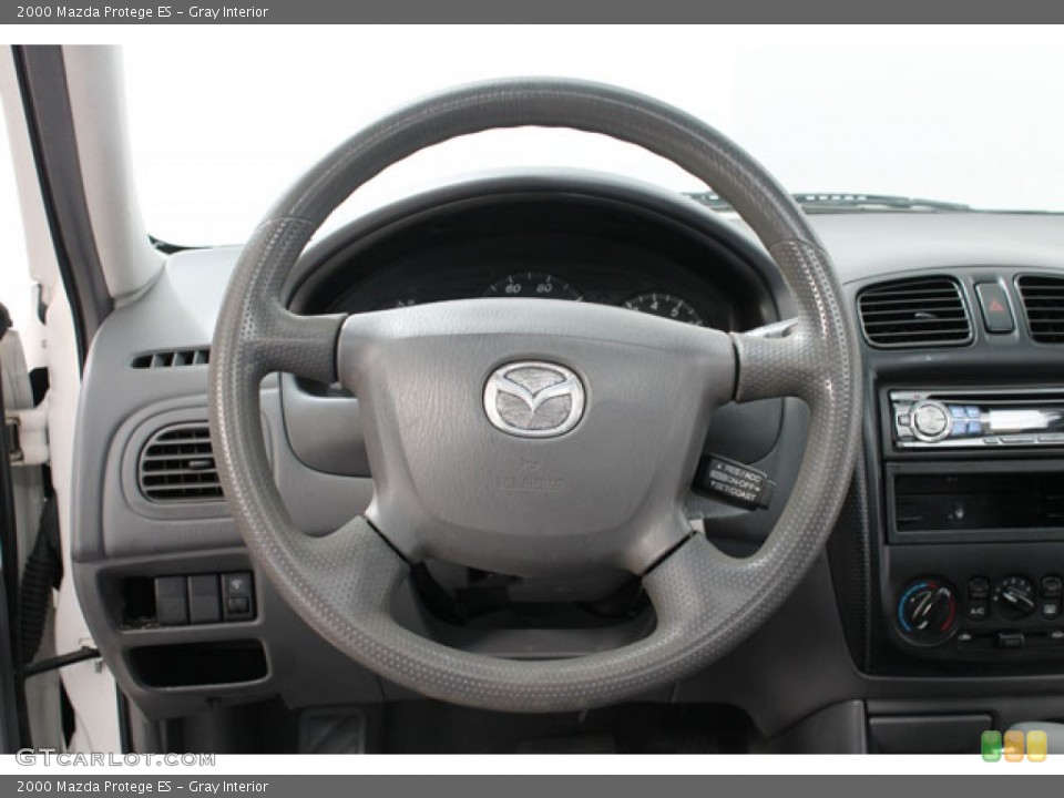 Gray Interior Steering Wheel for the 2000 Mazda Protege ES #75556629