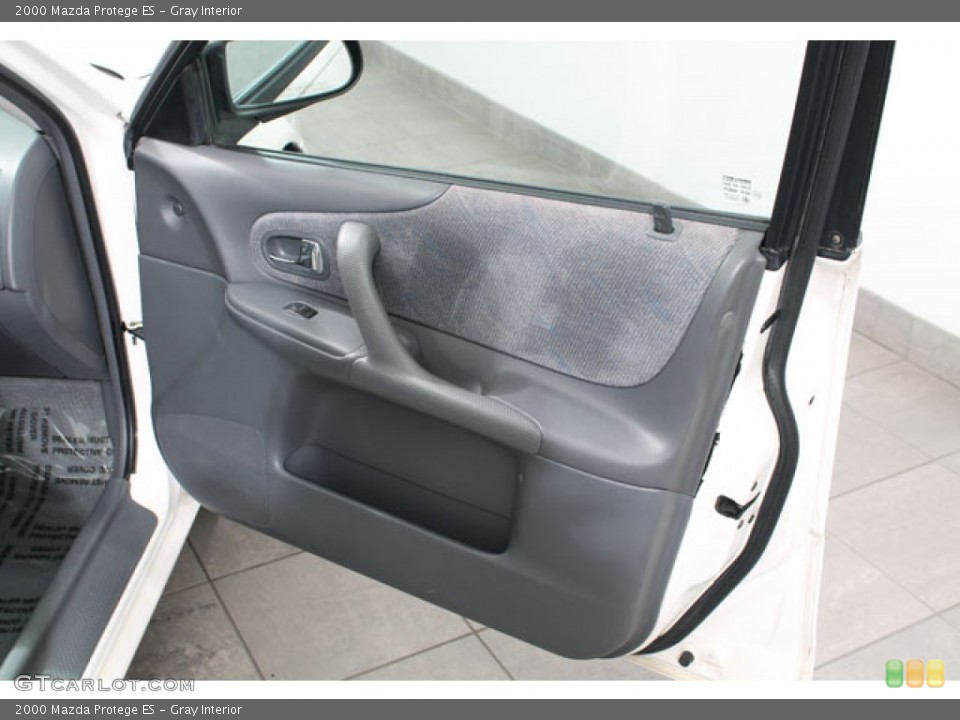 Gray Interior Door Panel for the 2000 Mazda Protege ES #75556683