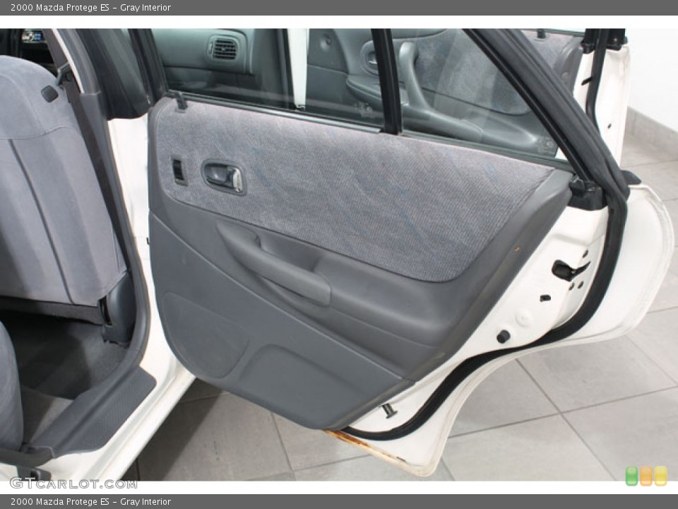 Gray Interior Door Panel for the 2000 Mazda Protege ES #75556692