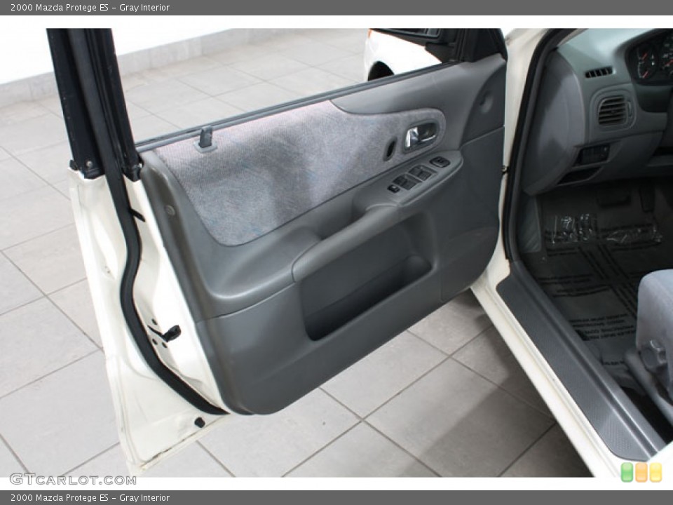 Gray Interior Door Panel for the 2000 Mazda Protege ES #75556710