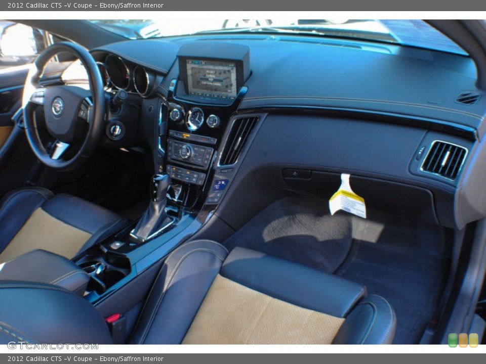 Ebony/Saffron Interior Dashboard for the 2012 Cadillac CTS -V Coupe #75562621