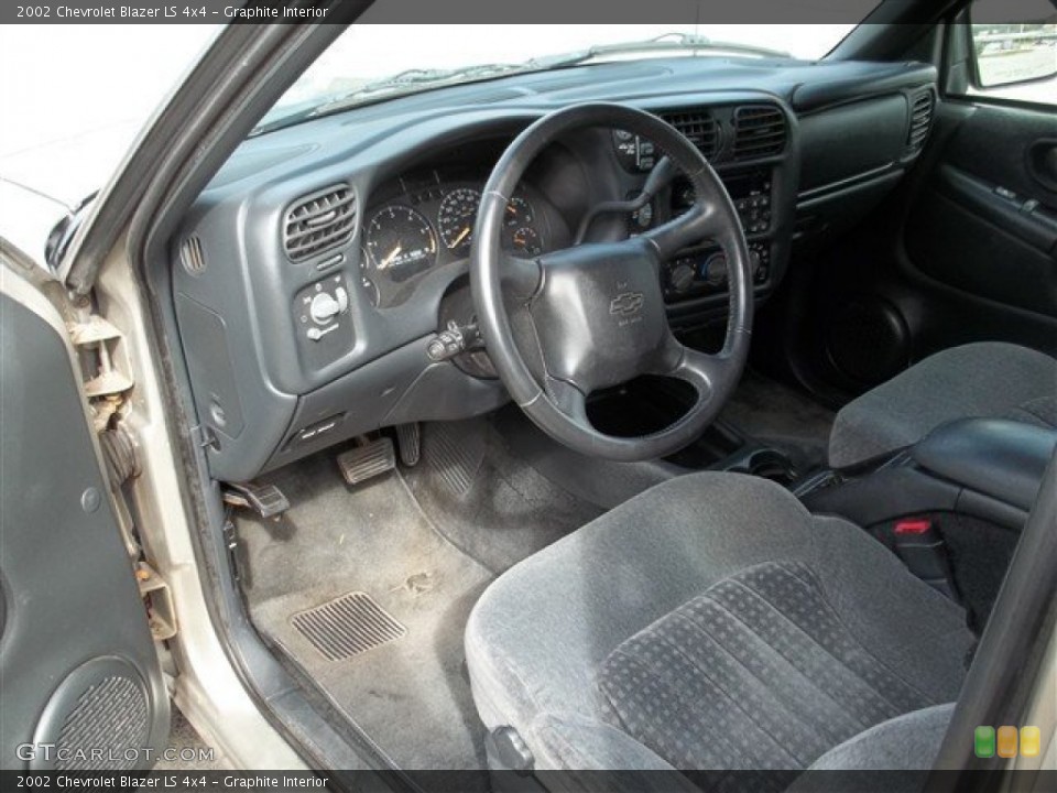 Graphite Interior Prime Interior for the 2002 Chevrolet Blazer LS 4x4 #75563824