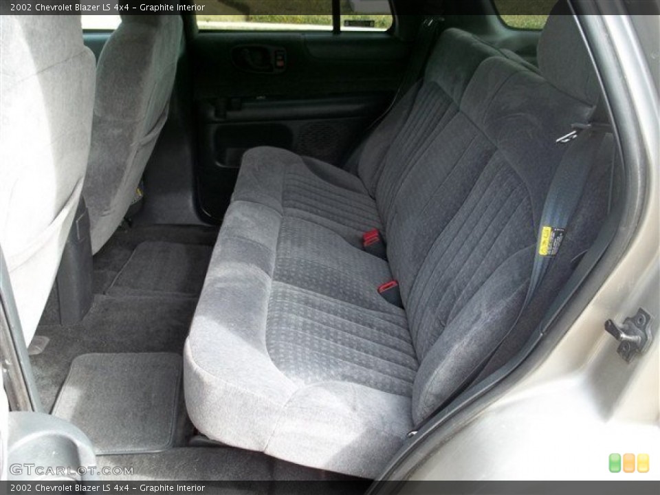 Graphite Interior Rear Seat for the 2002 Chevrolet Blazer LS 4x4 #75563841