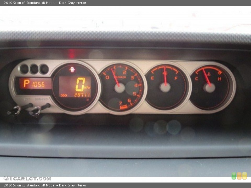 Dark Gray Interior Gauges for the 2010 Scion xB  #75564732