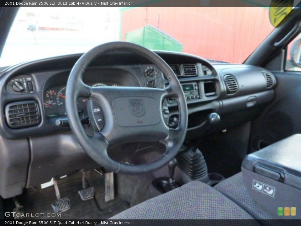 Mist Gray Interior Photo for the 2001 Dodge Ram 3500 SLT Quad Cab 4x4 Dually #75565817