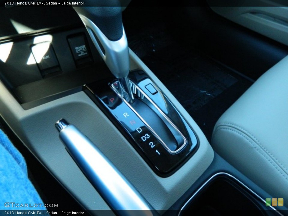 Beige Interior Transmission for the 2013 Honda Civic EX-L Sedan #75566782