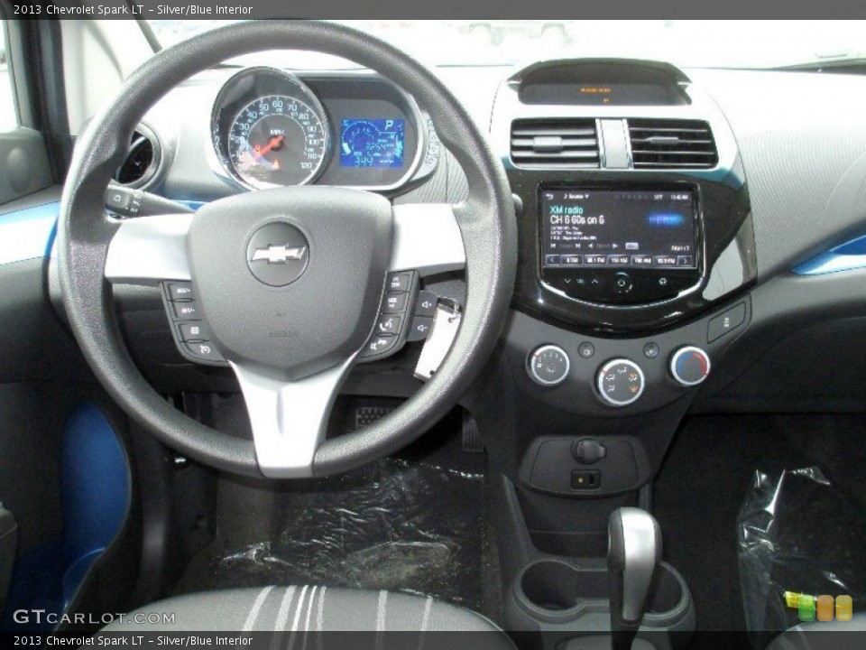 Silver/Blue Interior Dashboard for the 2013 Chevrolet Spark LT #75572102