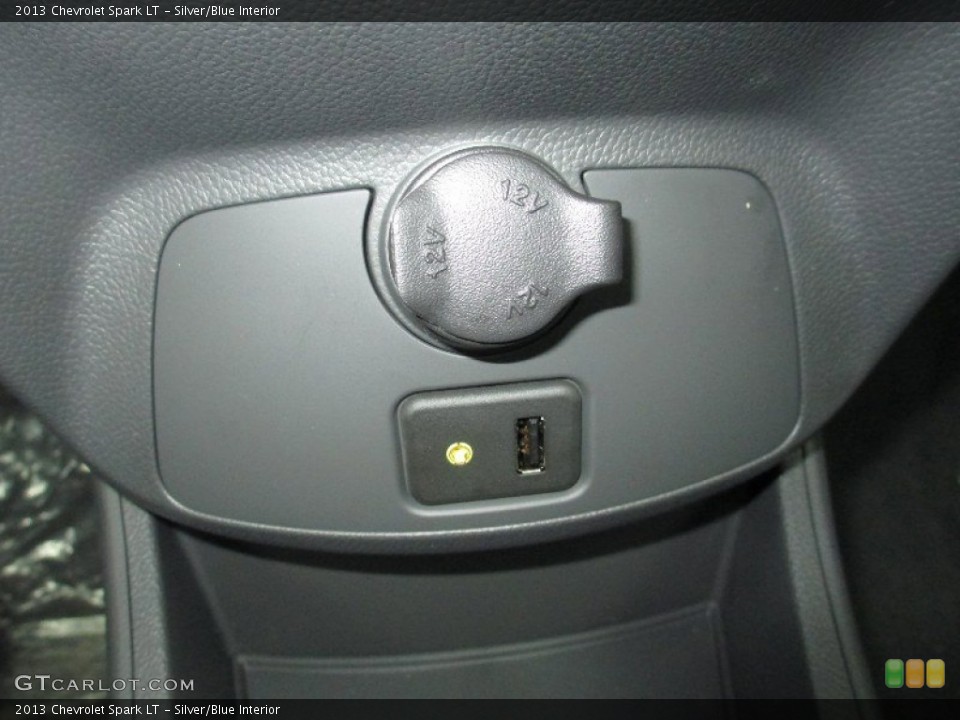 Silver/Blue Interior Controls for the 2013 Chevrolet Spark LT #75572552