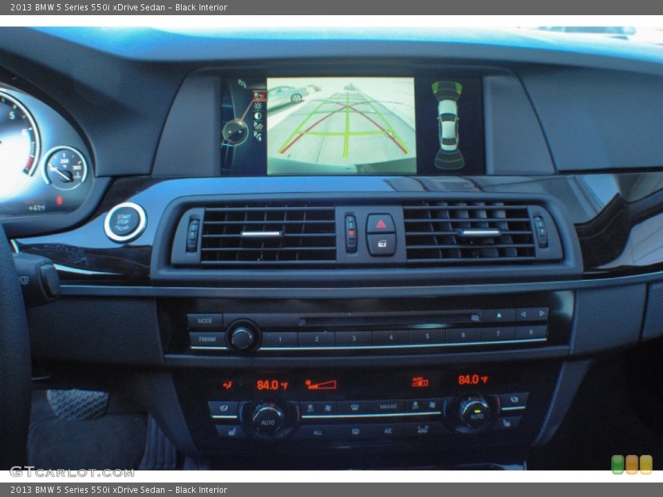 Black Interior Controls for the 2013 BMW 5 Series 550i xDrive Sedan #75573350