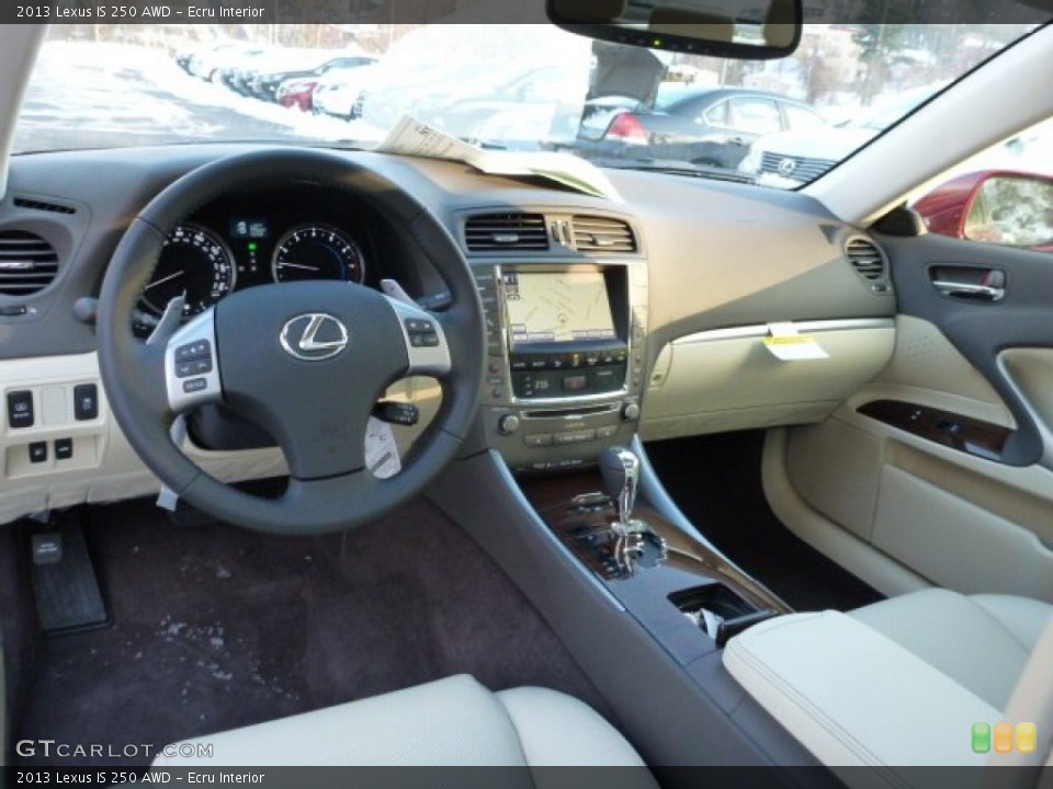 Ecru Interior Photo for the 2013 Lexus IS 250 AWD #75573971