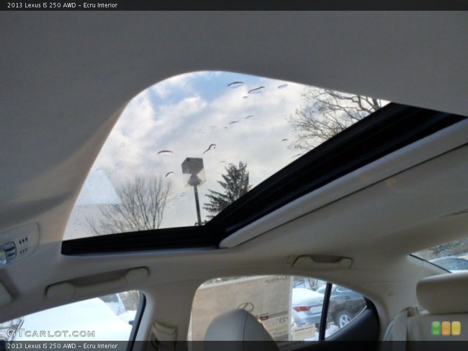 Ecru Interior Sunroof for the 2013 Lexus IS 250 AWD #75574001