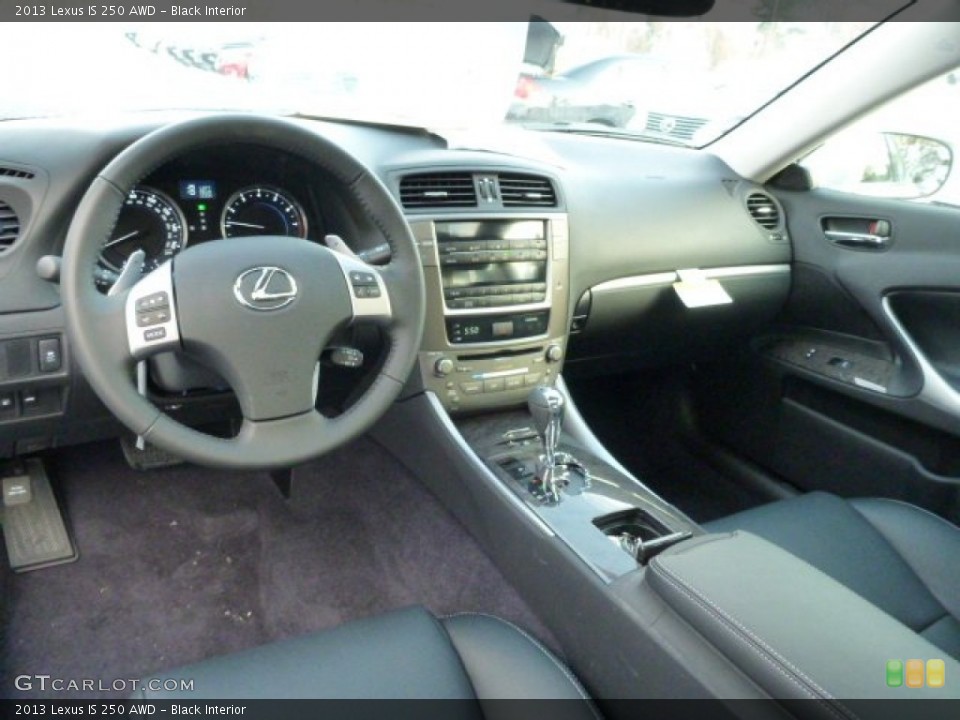 Black Interior Photo for the 2013 Lexus IS 250 AWD #75574808