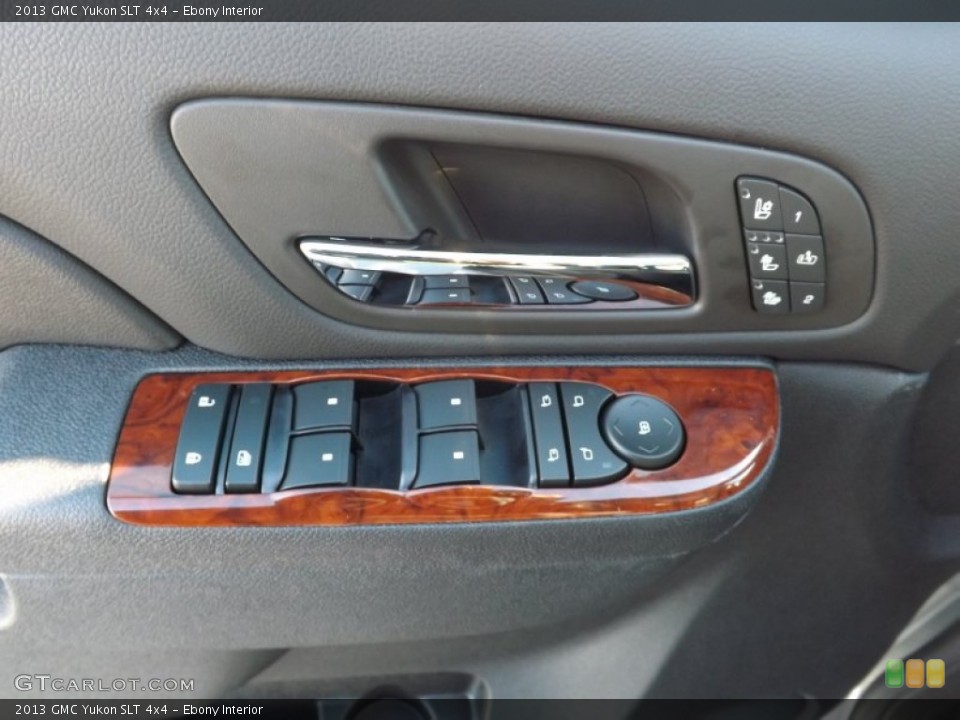 Ebony Interior Controls for the 2013 GMC Yukon SLT 4x4 #75577766