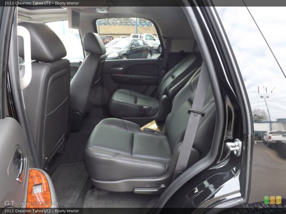 Ebony Interior Rear Seat for the 2013 Chevrolet Tahoe LTZ #75580305