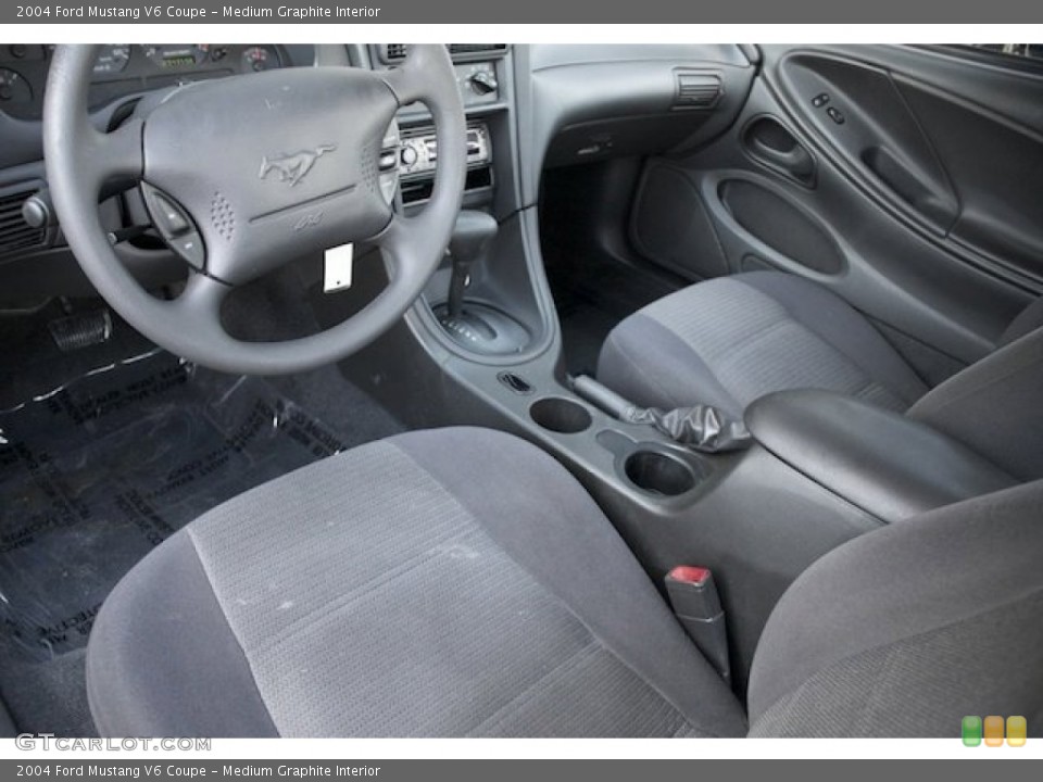 Medium Graphite Interior Prime Interior for the 2004 Ford Mustang V6 Coupe #75580985