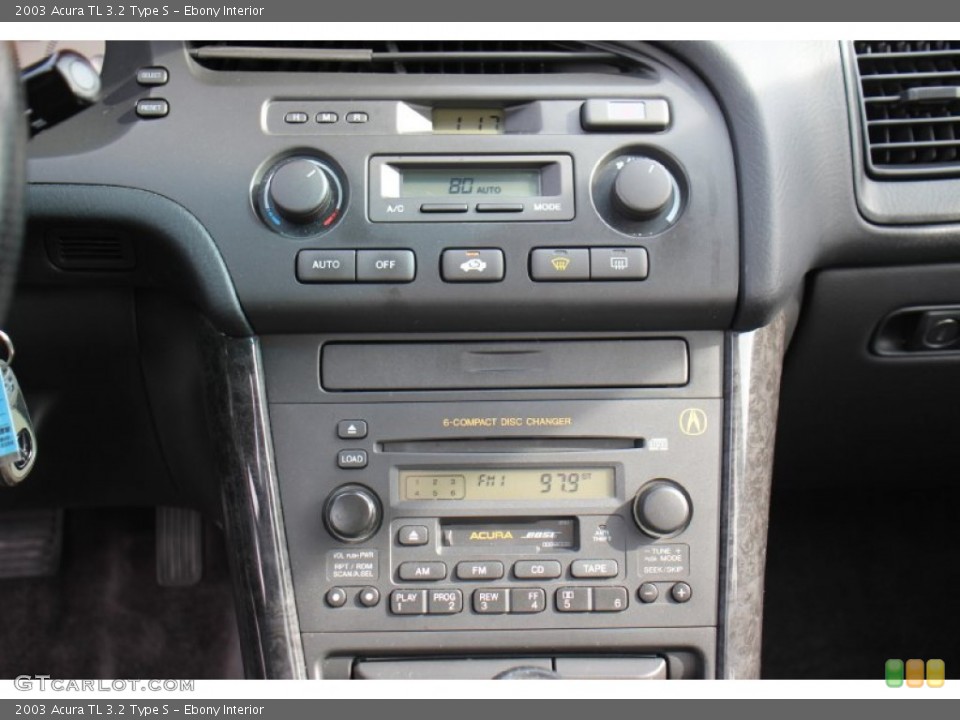 Ebony Interior Controls for the 2003 Acura TL 3.2 Type S #75589718