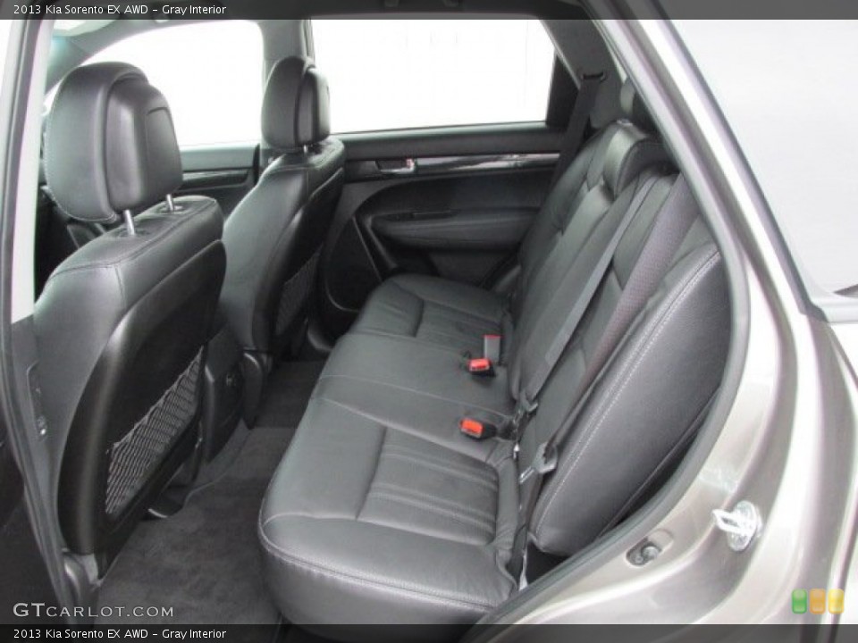 Gray Interior Rear Seat for the 2013 Kia Sorento EX AWD #75595739