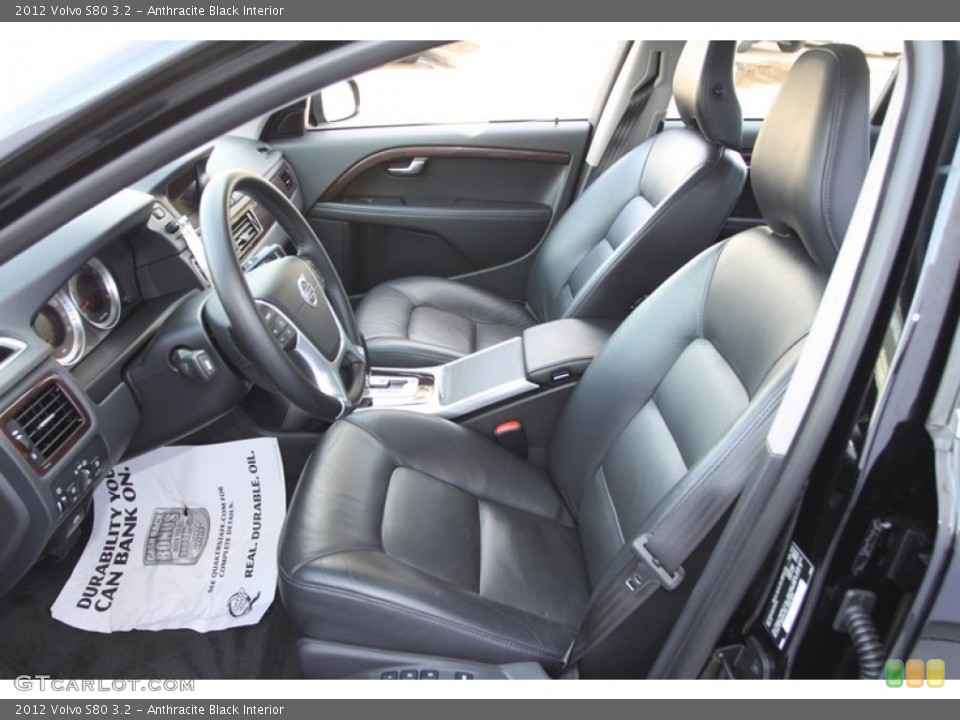 Anthracite Black Interior Front Seat for the 2012 Volvo S80 3.2 #75596891