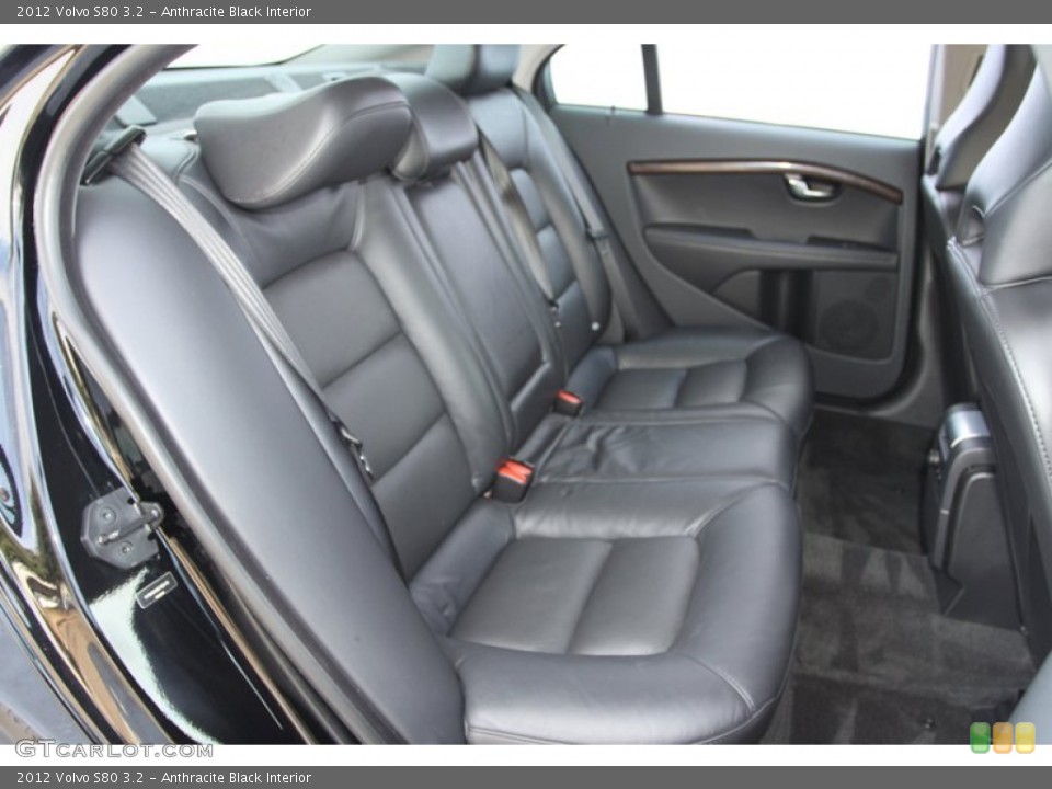 Anthracite Black Interior Rear Seat for the 2012 Volvo S80 3.2 #75597290