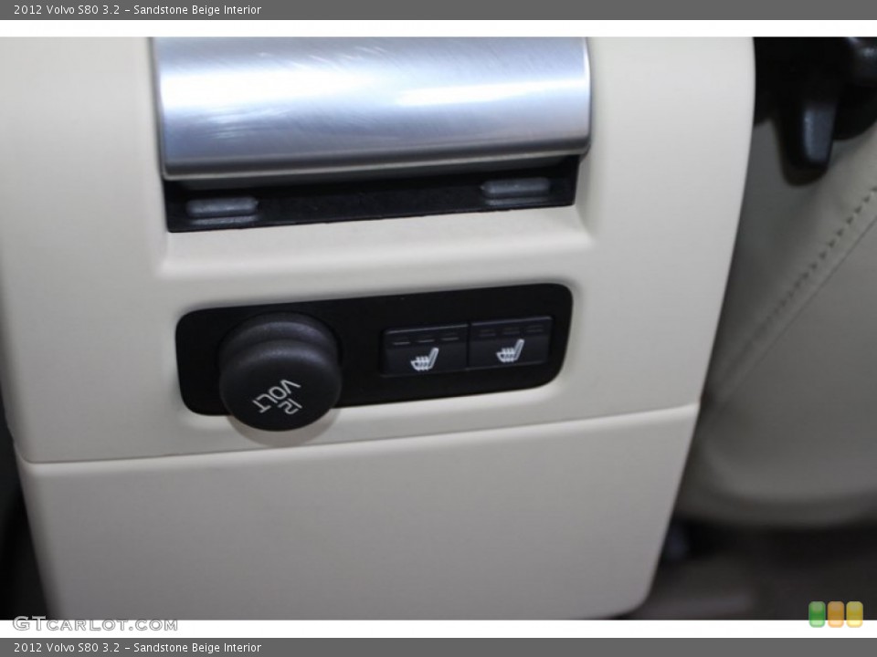Sandstone Beige Interior Controls for the 2012 Volvo S80 3.2 #75597656
