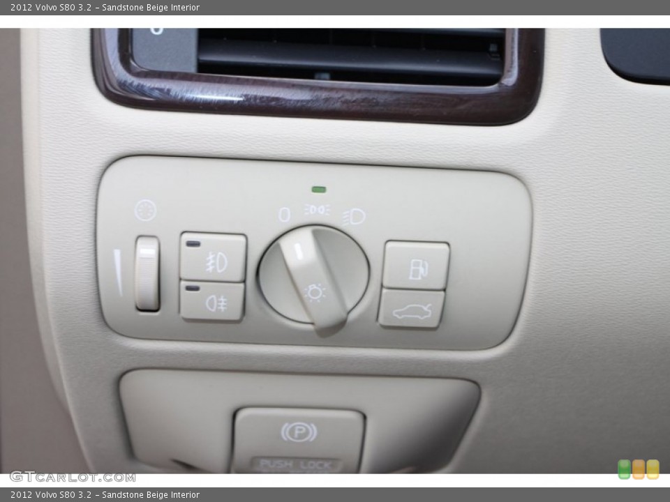 Sandstone Beige Interior Controls for the 2012 Volvo S80 3.2 #75597743