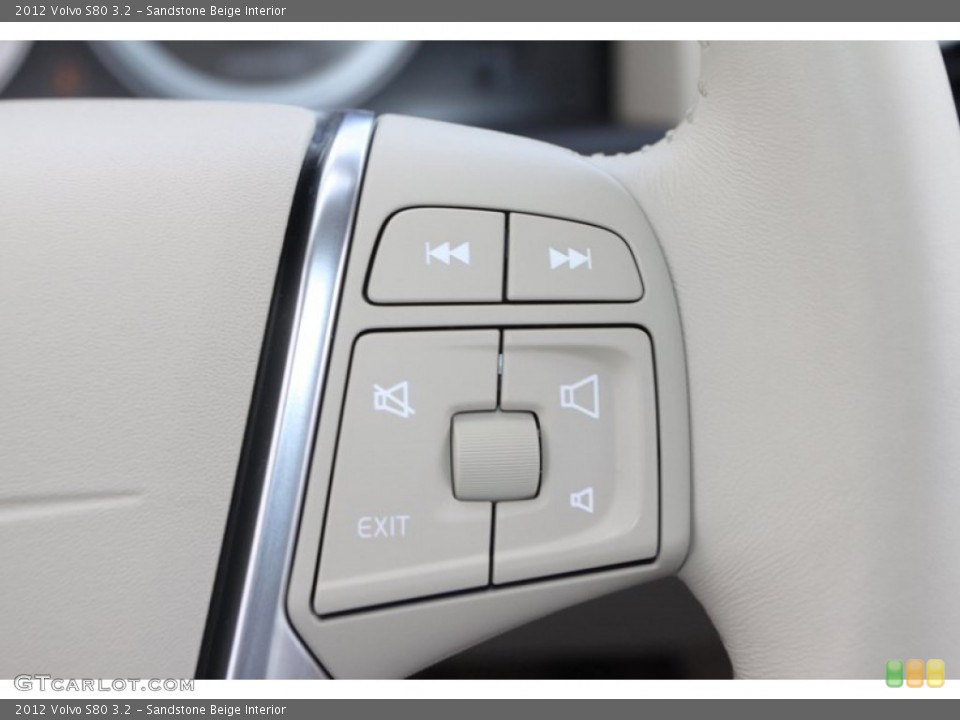 Sandstone Beige Interior Controls for the 2012 Volvo S80 3.2 #75597787