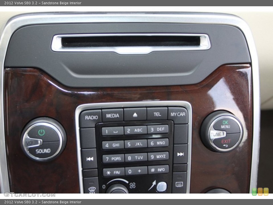 Sandstone Beige Interior Controls for the 2012 Volvo S80 3.2 #75597830