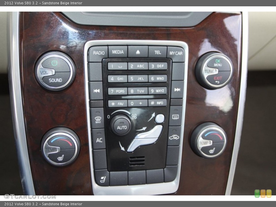 Sandstone Beige Interior Controls for the 2012 Volvo S80 3.2 #75597852