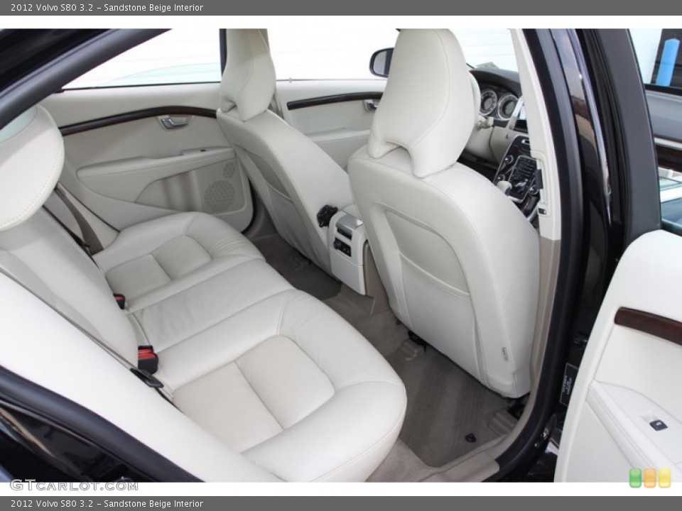 Sandstone Beige Interior Rear Seat for the 2012 Volvo S80 3.2 #75597992