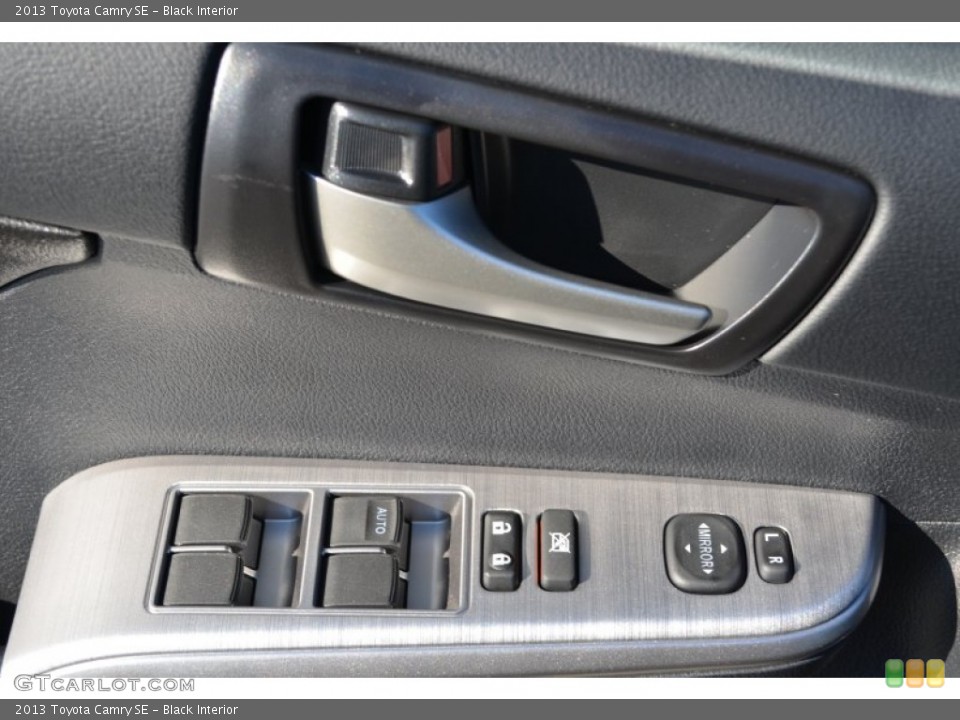 Black Interior Controls for the 2013 Toyota Camry SE #75598877