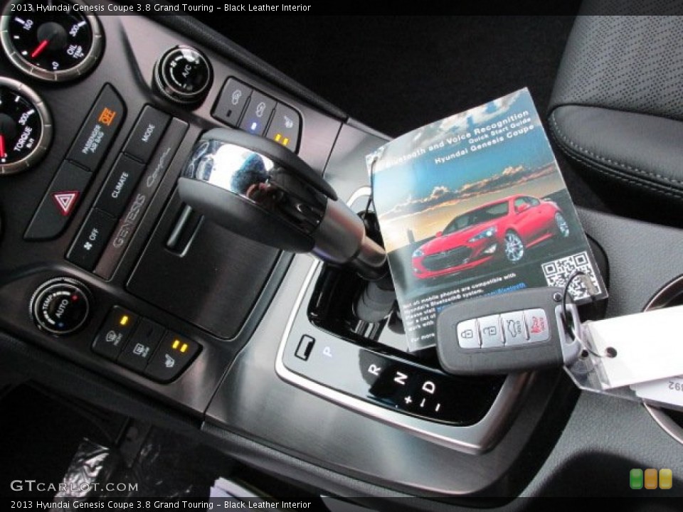 Black Leather Interior Transmission for the 2013 Hyundai Genesis Coupe 3.8 Grand Touring #75599325