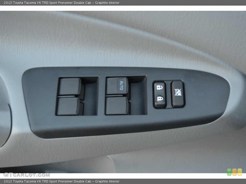 Graphite Interior Controls for the 2013 Toyota Tacoma V6 TRD Sport Prerunner Double Cab #75599512