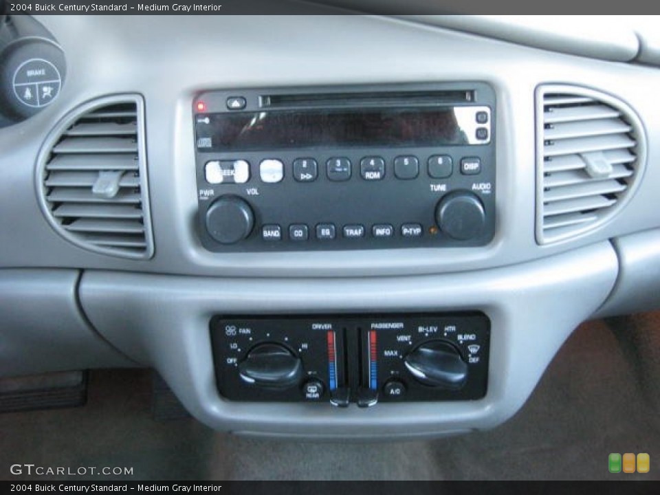 Medium Gray Interior Controls for the 2004 Buick Century Standard #75599543