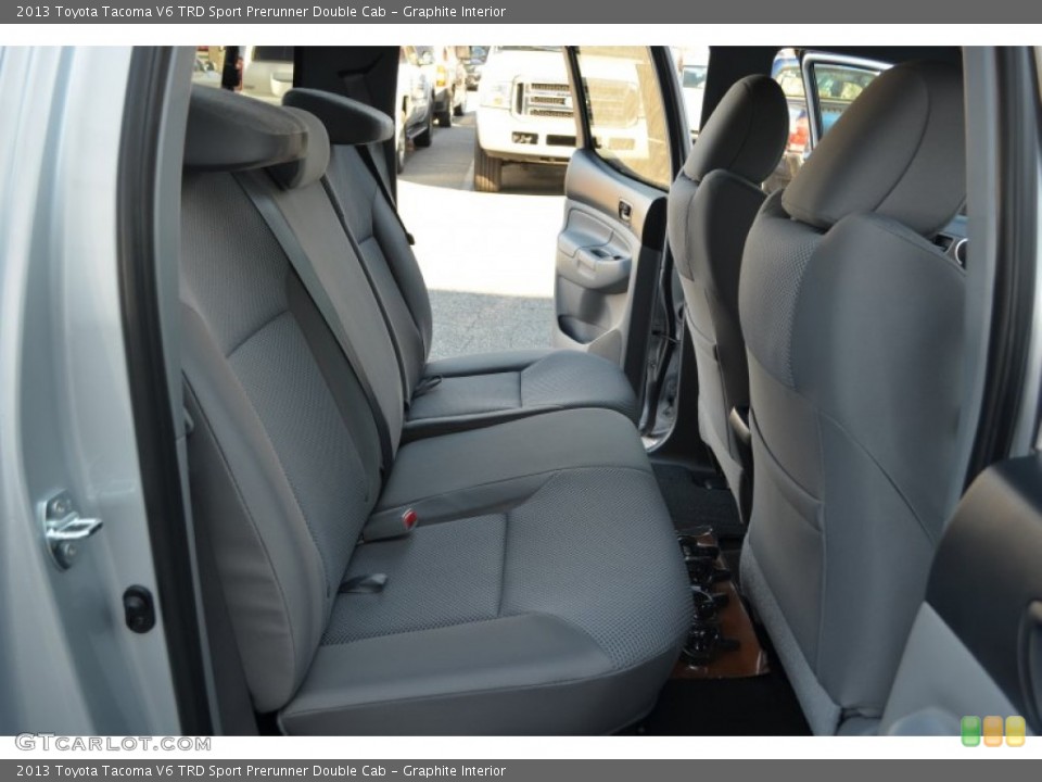 Graphite Interior Rear Seat for the 2013 Toyota Tacoma V6 TRD Sport Prerunner Double Cab #75599582
