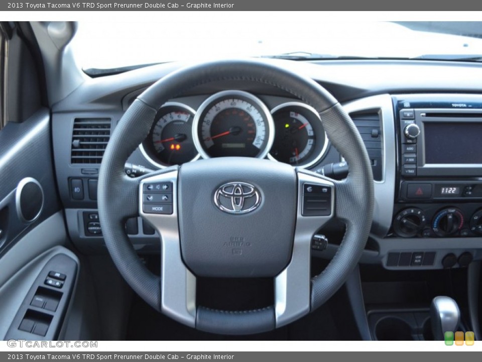 Graphite Interior Steering Wheel for the 2013 Toyota Tacoma V6 TRD Sport Prerunner Double Cab #75599741