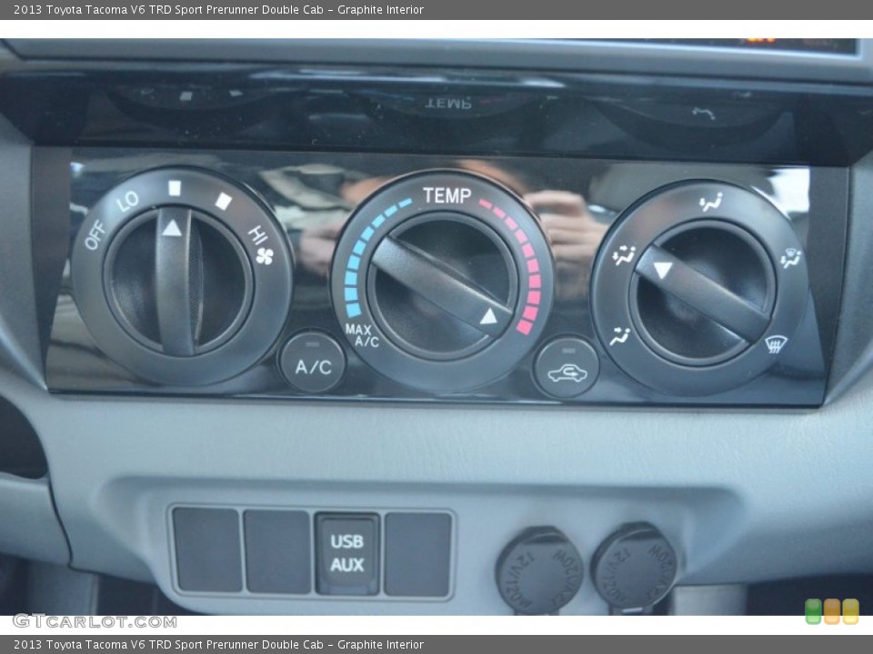 Graphite Interior Controls for the 2013 Toyota Tacoma V6 TRD Sport Prerunner Double Cab #75599870