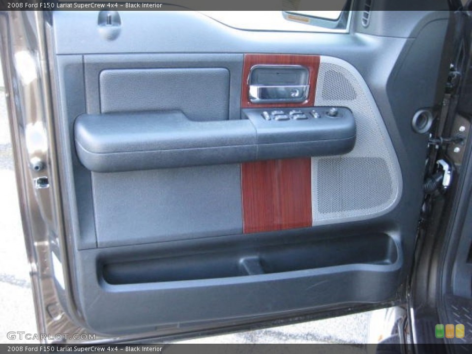 Black Interior Door Panel for the 2008 Ford F150 Lariat SuperCrew 4x4 #75600380
