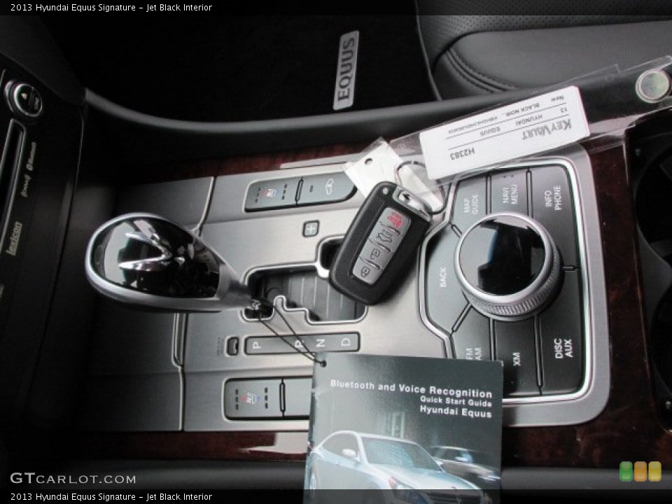 Jet Black Interior Controls for the 2013 Hyundai Equus Signature #75600467