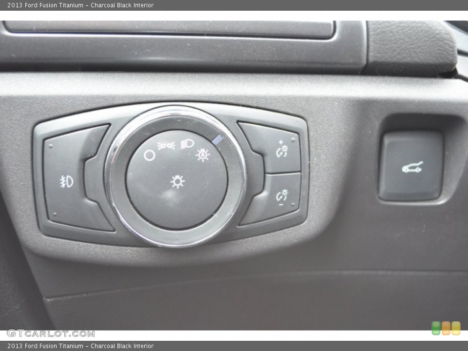 Charcoal Black Interior Controls for the 2013 Ford Fusion Titanium #75601235