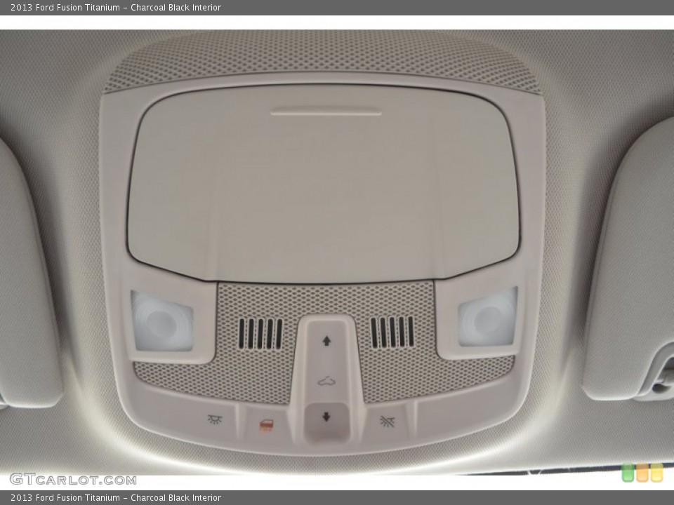 Charcoal Black Interior Controls for the 2013 Ford Fusion Titanium #75601541