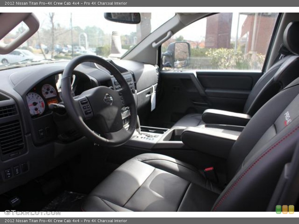 Pro 4X Charcoal Interior Photo for the 2012 Nissan Titan Pro-4X Crew Cab 4x4 #75602999
